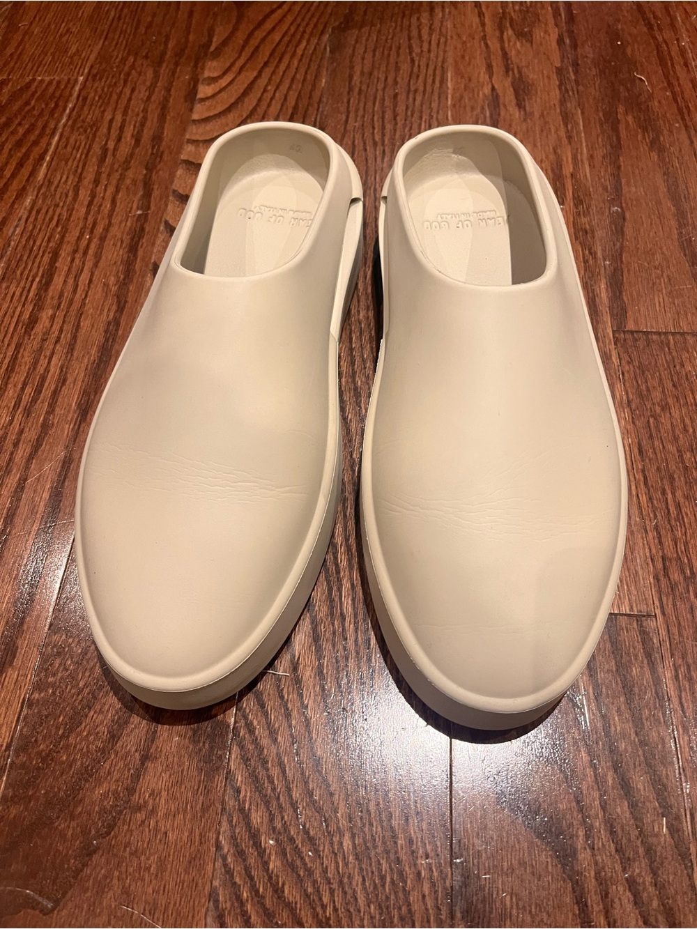 Men’s Fear of God Essentials Eva Mules Size 42 Taupe